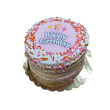 Preppy Puppy Layered Birthday Cake