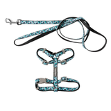 FuzzYard Wild One Aqua Cat Walking Set