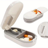 Portable Pill Cutter with Storage