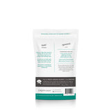 Dog food package with text and branding on a white background
