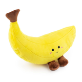 Banana Dog Toy with Squeaker & Crinkle 12in