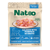 Natoo Cat Salmon Pumpkin Pouch 2.4oz