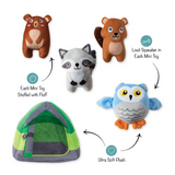 Fringe Happy Campers Hide Seek Plush Dog Toy