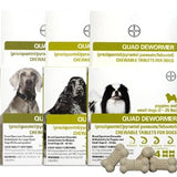 Bayer Quad Dewormer Tablets Dog