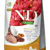 Farmina N&D K9 GF Quinoa Skin Coat Quail Mini