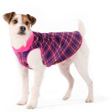Goldpaw Double Fleece Mulberry Plaid/Fuchsia*