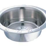 Indipets Wide Rim Embossed Paw Dish
