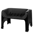 Fluff Trough Pet Diner Black