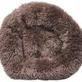Pet Life Nestler Plush Soft Round Bed Grey*