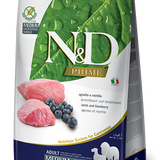 Farmina N&D K9 GF Prime Lamb Blueberry Adult Med/Maxi