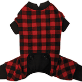 Fashion Pet Buffalo Plaid Red PJ's