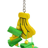 A&E Cages Happy Beaks Banana Bird Toy