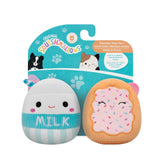 Squishmallow Breakfast Melly & Fresa 3.5in 2pk