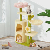 Vibrant Flower Inspired Cat Tree