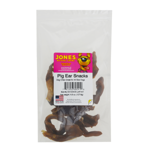 Jones Pig Ear Snacks 8oz