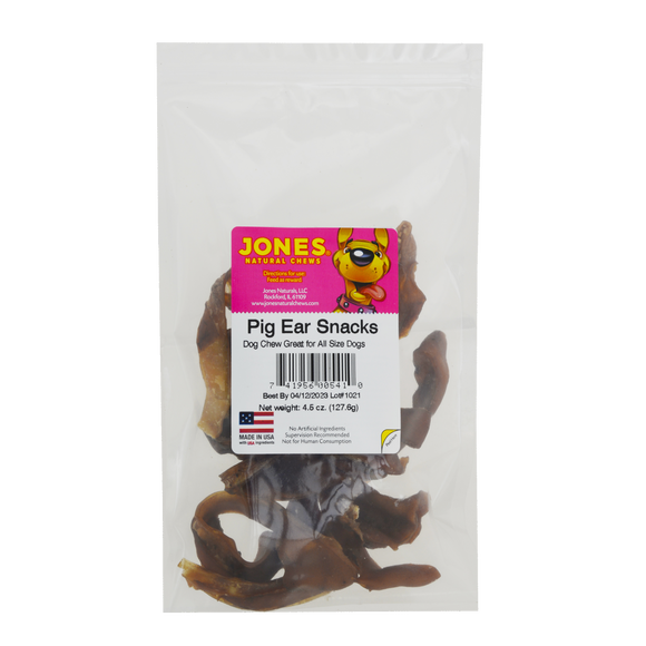 Jones Pig Ear Snacks 8oz