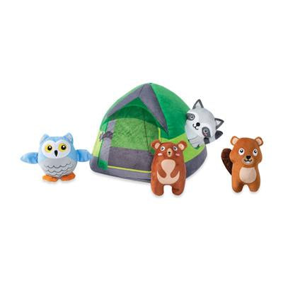 Fringe Happy Campers Hide Seek Plush Dog Toy