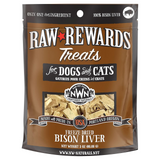 Package of Raw Rewards Treats for dogs and cats with Northwest Naturals branding.