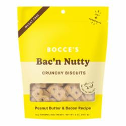 Bocces Crunchy Biscuit Bacon Nutty 5oz