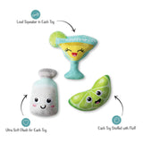 Fringe On Margarita Time Plush Dog Toy 3pk