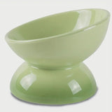 Raised Pastel Ceramic Cat Bowl
