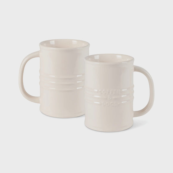 Fringe Pet Shop Coffee & Dogs Ivory Momento Mug