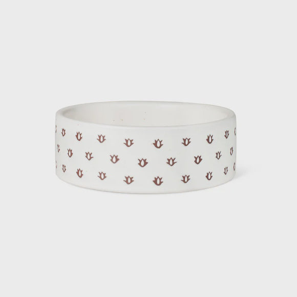 Fringe Pet Shop Speckled Block Bone Pet Bowl