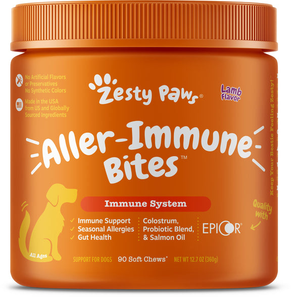 Zesty Paws Allergy Immune Bites Lamb 90ct*