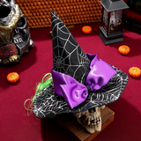 Cat Witch Hat with Green Hair