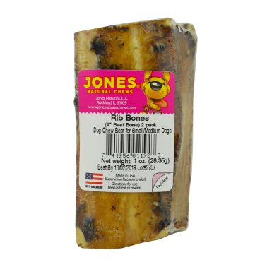 Jones Rib Bone Beef 4in 2pk*