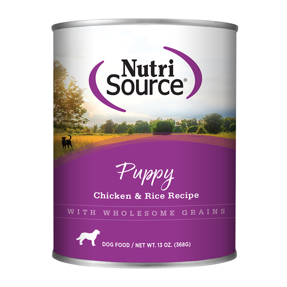 NutriSource Puppy Chicken Rice 13oz*