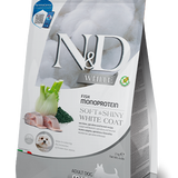 Farmina K9 N&D White Coat Sea Bass & Rice Adult Mini 4.4lbs