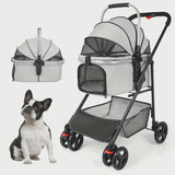 3 in 1 Multifunction Stroller with Carrier Dark Green