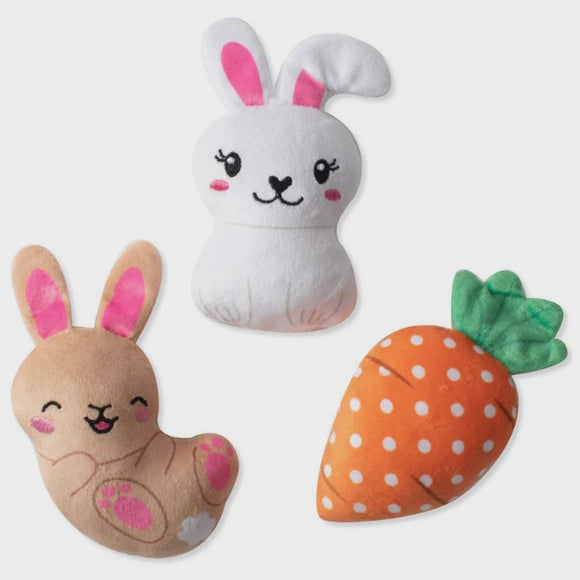 Fringe Can't Stop The Hop 3 Pack Small Dog Toy Set