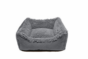 Dirty Dog Lounger Bed Grey