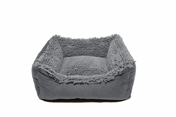 Dirty Dog Lounger Bed Grey
