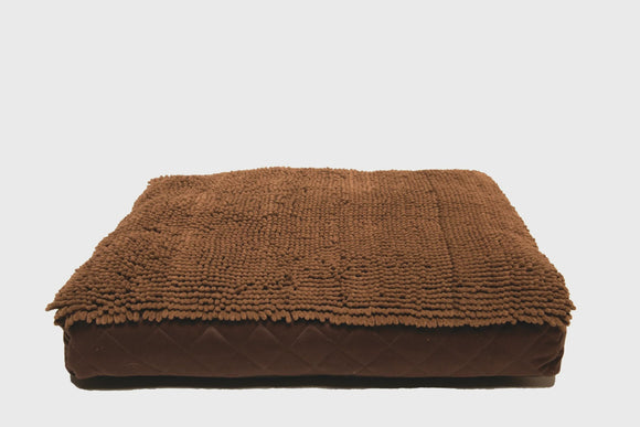 Dirty Dog Rectangle Bed Brown
