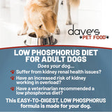 Dave's Dog Restricted Phosphorus Chicken Crumbles Formula 4lbs