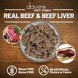 Dave's Dog 95% Premium Meats Beef & Beef Liver 12.5oz