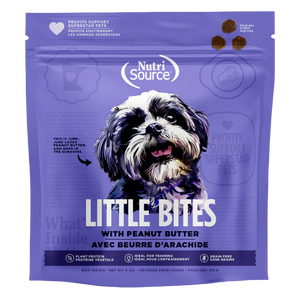 NutriSource Dog GF Little Bites Peanut Butter 6oz