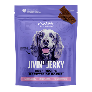 PureVita Dog Jivin Jerky Beef 4oz