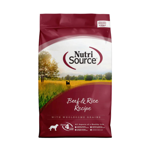 NutriSource Beef Brown Rice Dog