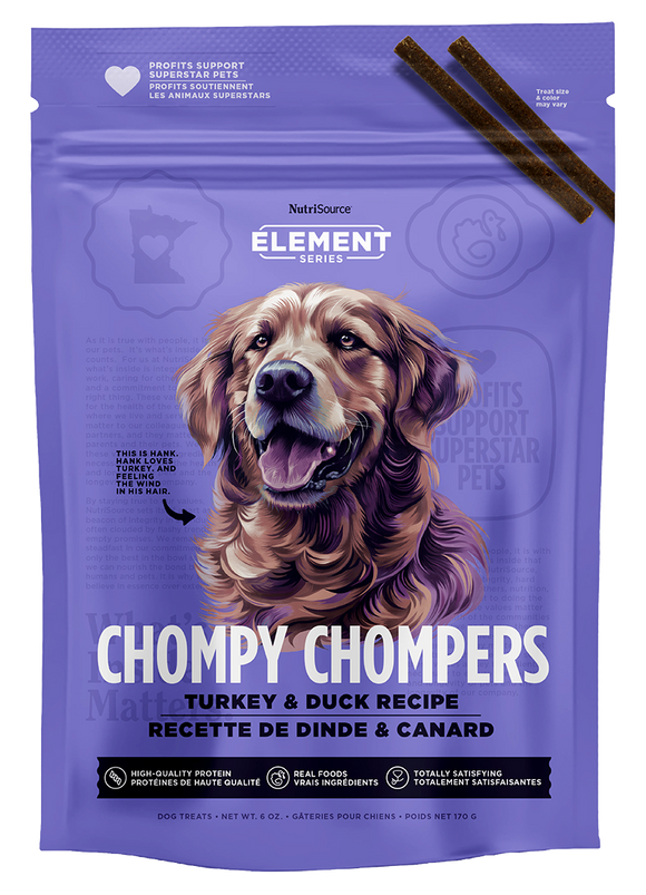 Nutrisource Element Chompy Chompers Turkey & Duck 6oz