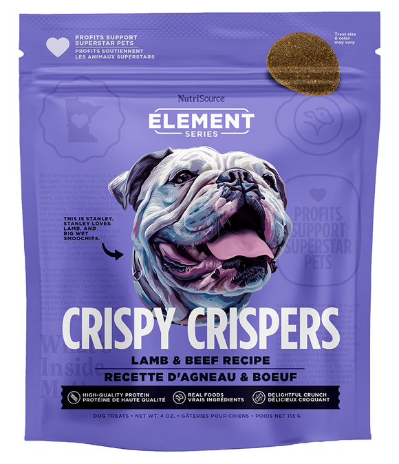 Nutrisource Element Crispy Crispers Beef & Lamb 4oz