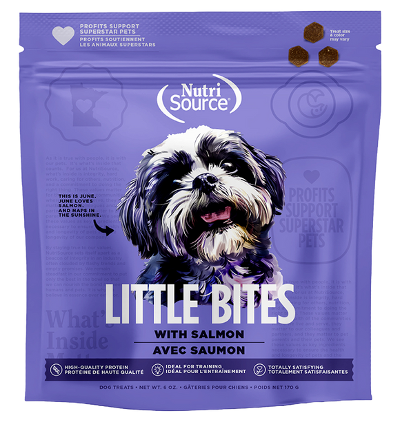 NutriSource Dog Little Bites Salmon 6oz