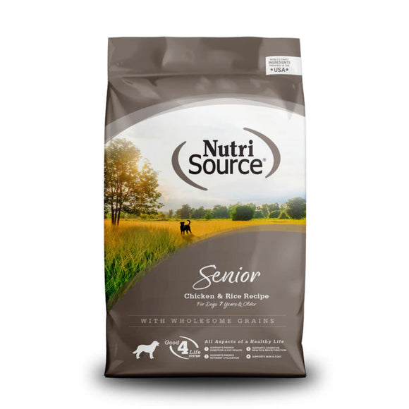 NutriSource Senior Chicken Rice Dog
