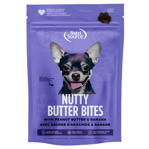 NutriSource Dog Butter Bites Banana 6oz