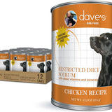 Dave's Dog Restricted Sodium Chicken Recipe 13.2oz