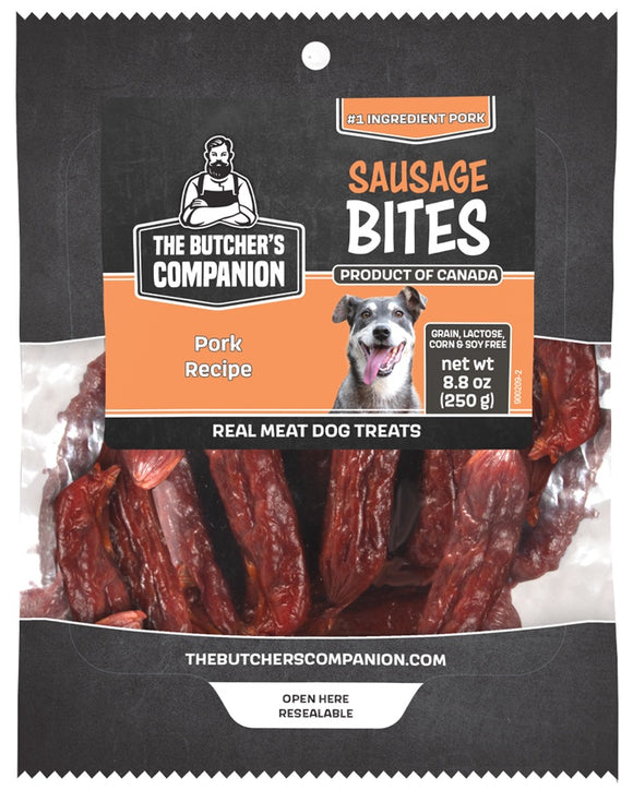 Butcher's Companion Dog Sausage Pork Bites 6.2oz