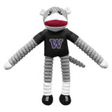 Huskies Sock Monkey Pet Toy